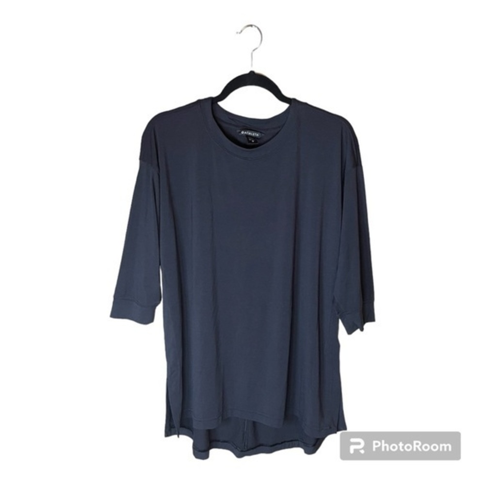 Athleta Black Long‎ Sleeve Buttery Soft Blouse Top Shirt Women’s Size Medium